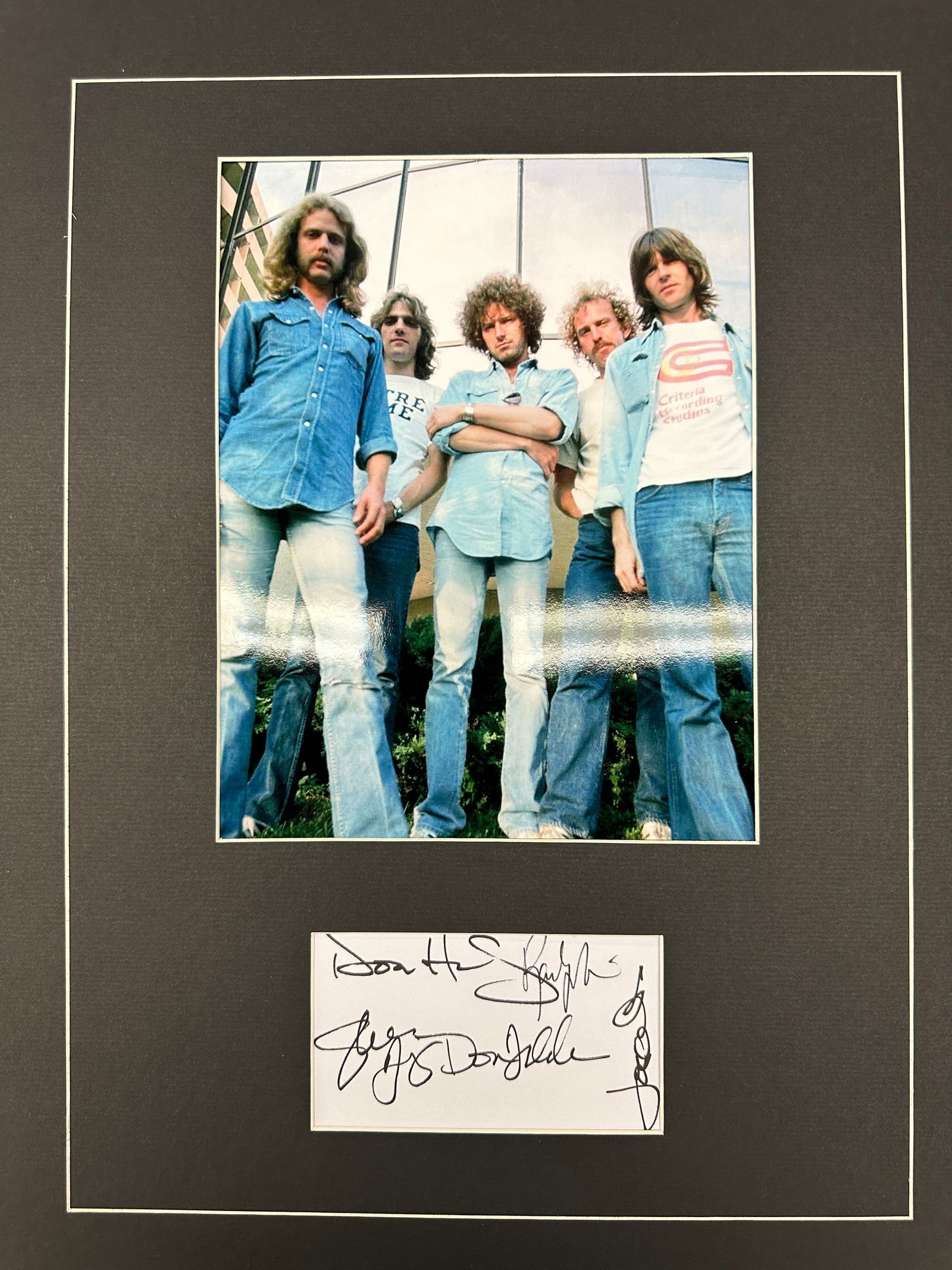 Eagles (All 5) Autograph Display (1 of 1)