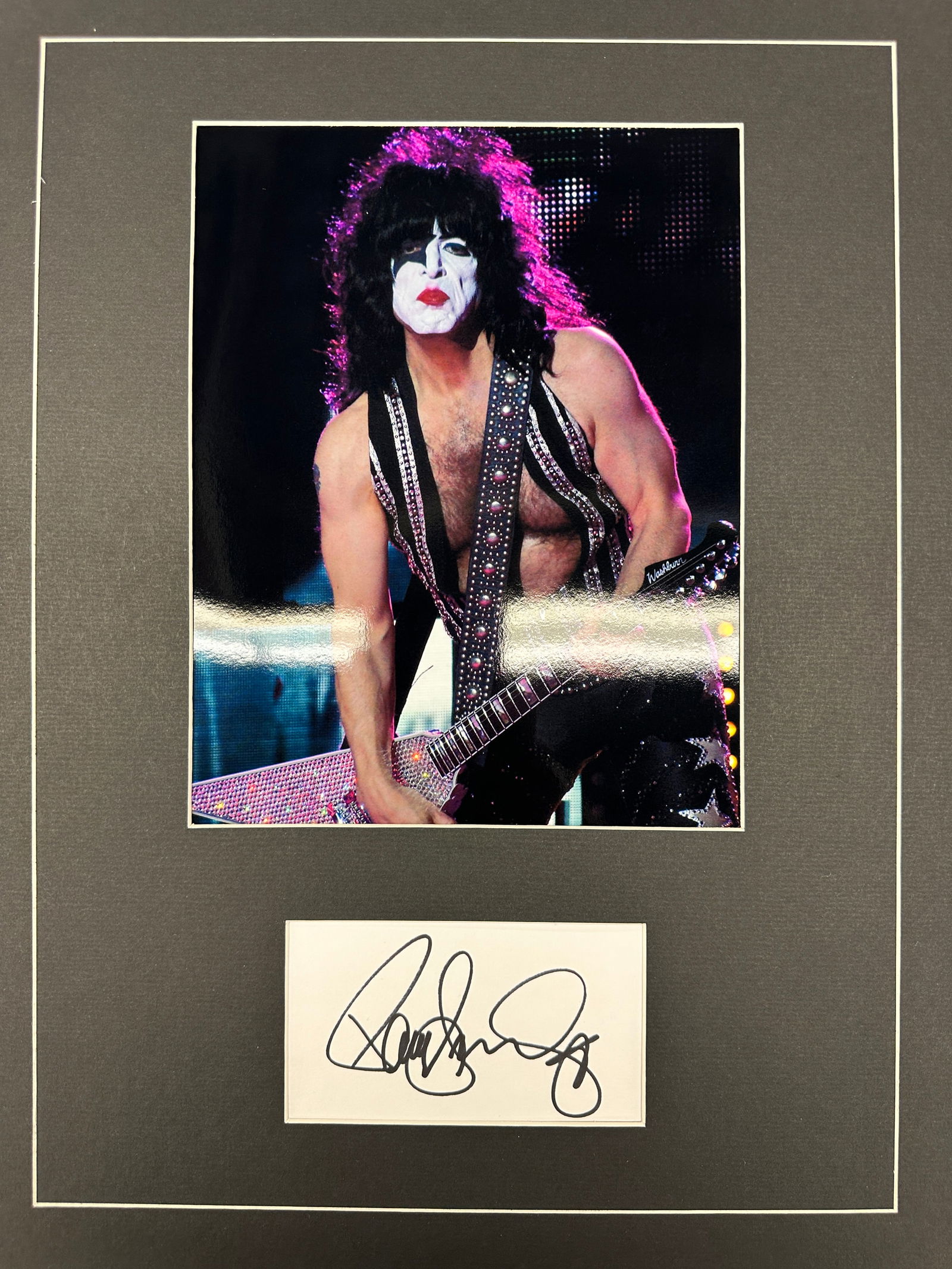 Paul Stanley Autograph Display (1 of 1)