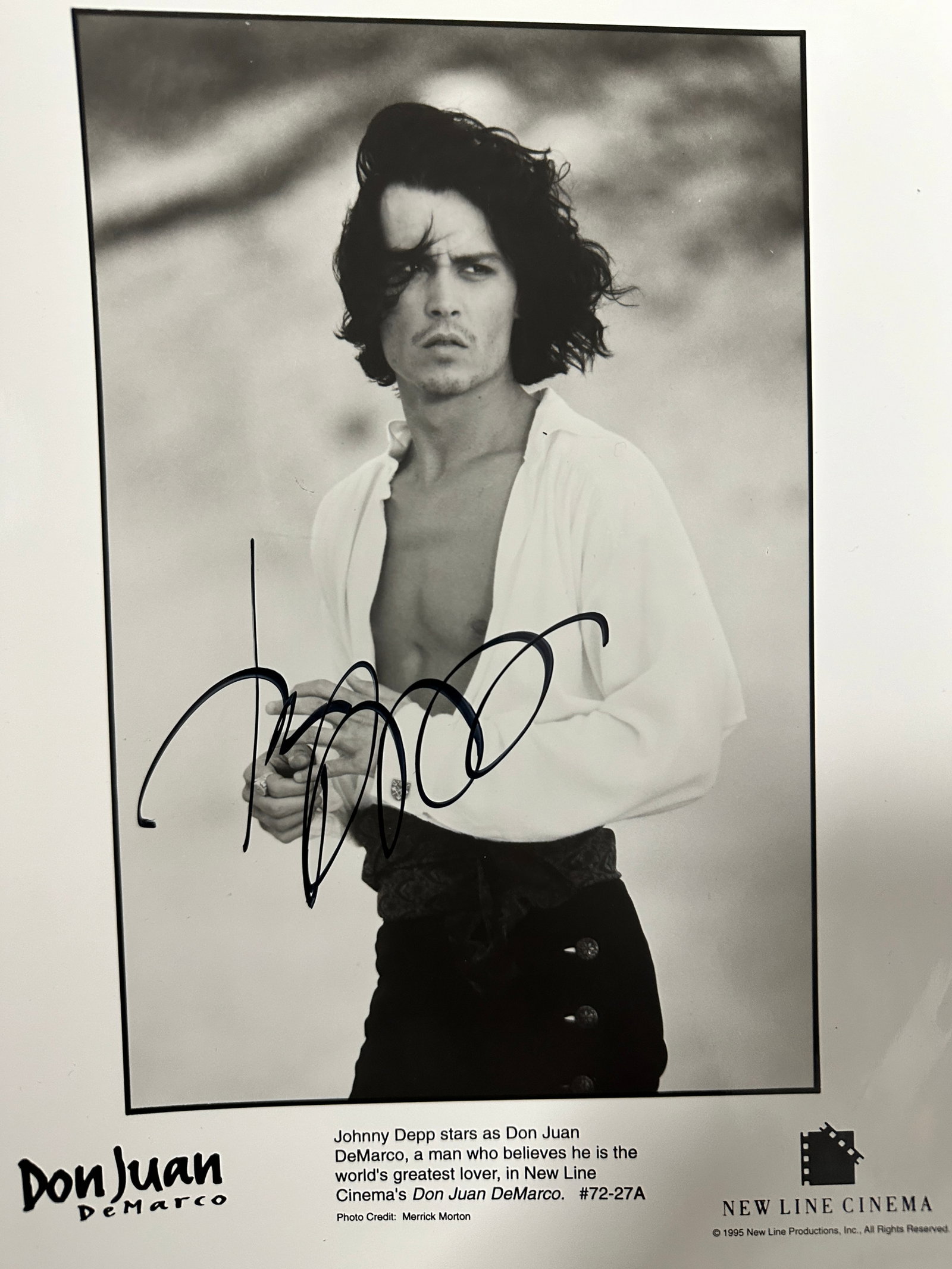Johnny Depp Autographed Photo (1 of 1)