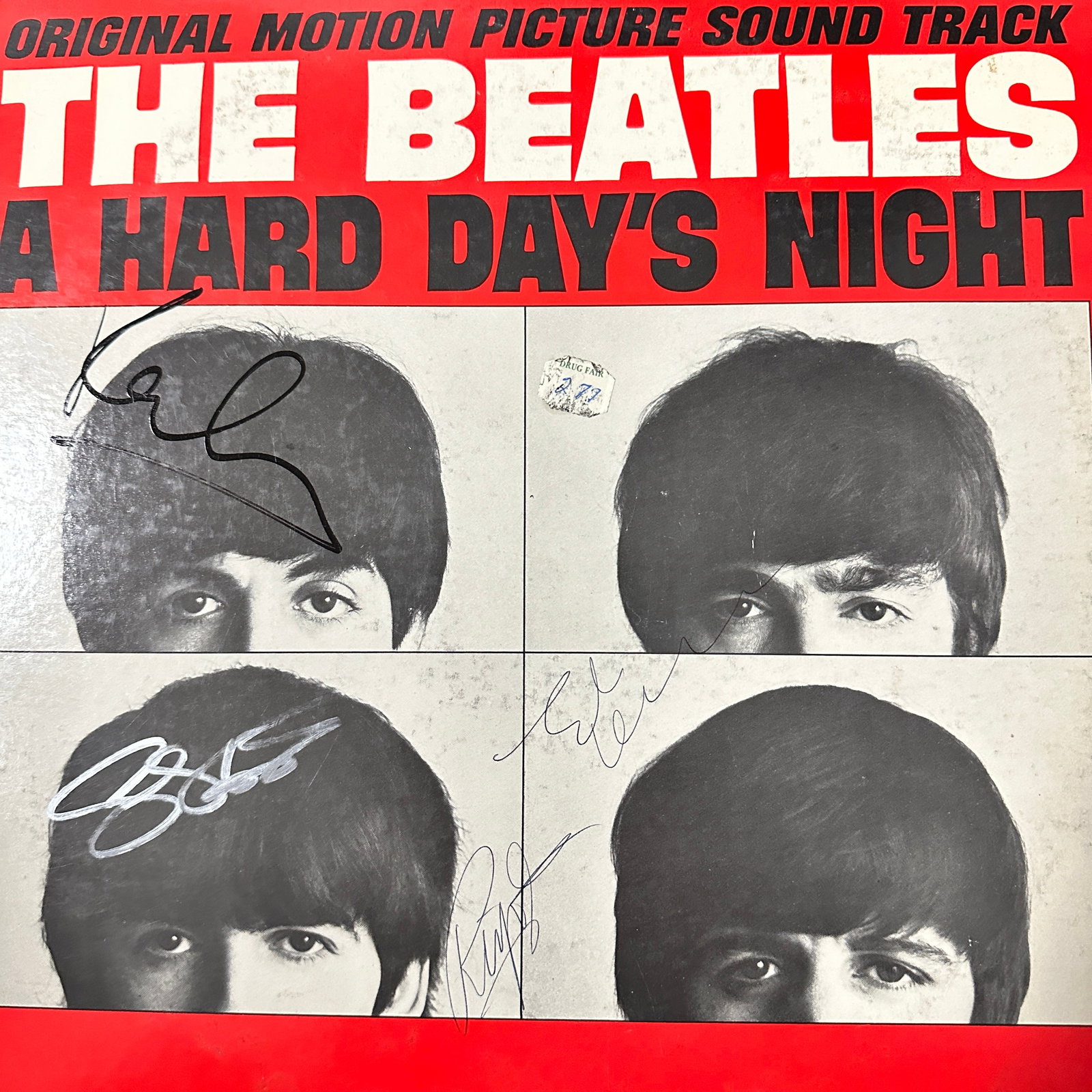 The Beatles AUTOGRAPHED ALBUM All 4 Rare Piece (1 of 1)