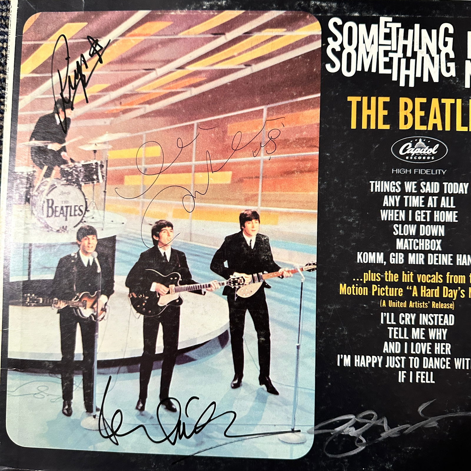 The Beatles AUTOGRAPHED ALBUM All 4 Rare Piece (1 of 1)