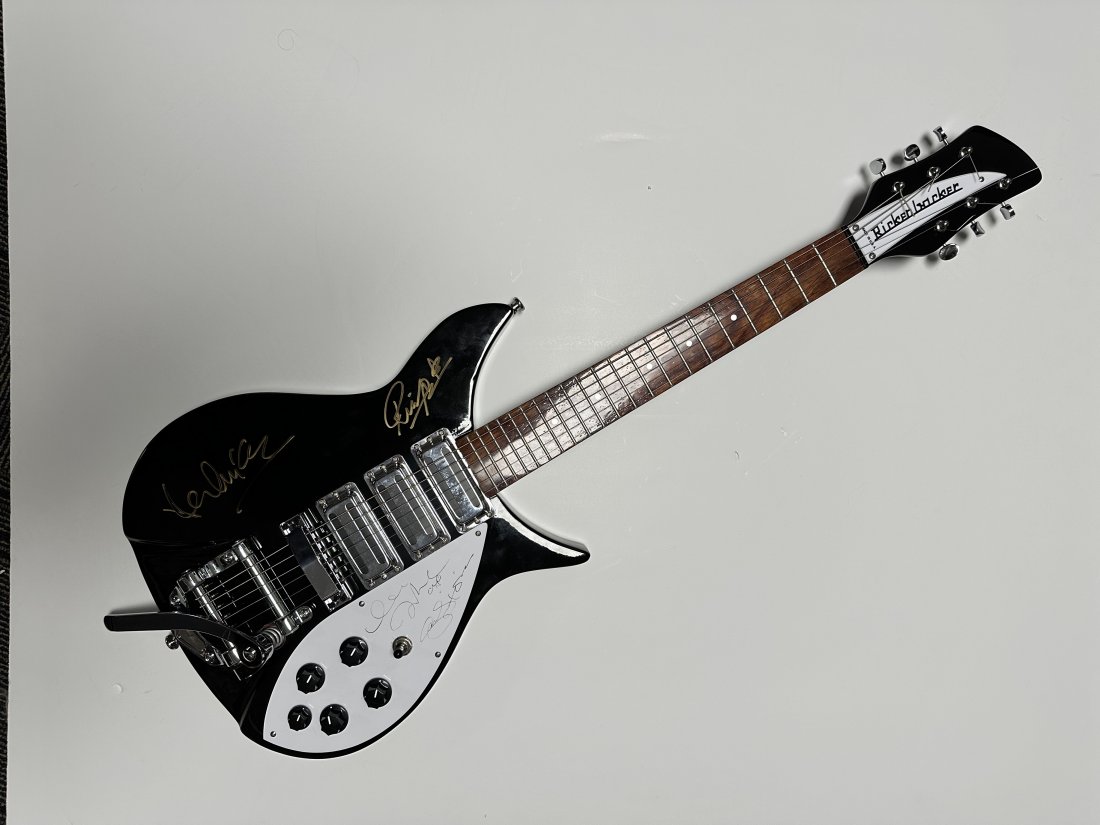 The Beatles Autographed Guitar All 4 (1 of 1)