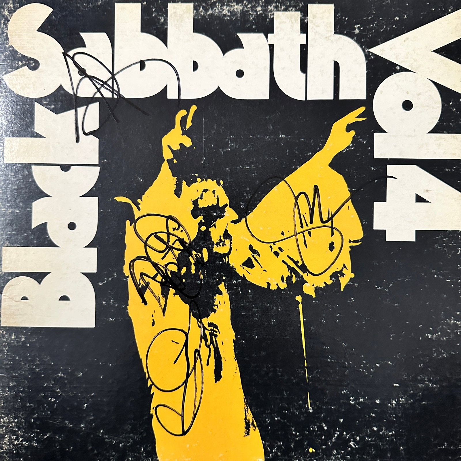 Black Sabbath Autographed ALBUM All 4 (1 of 2)