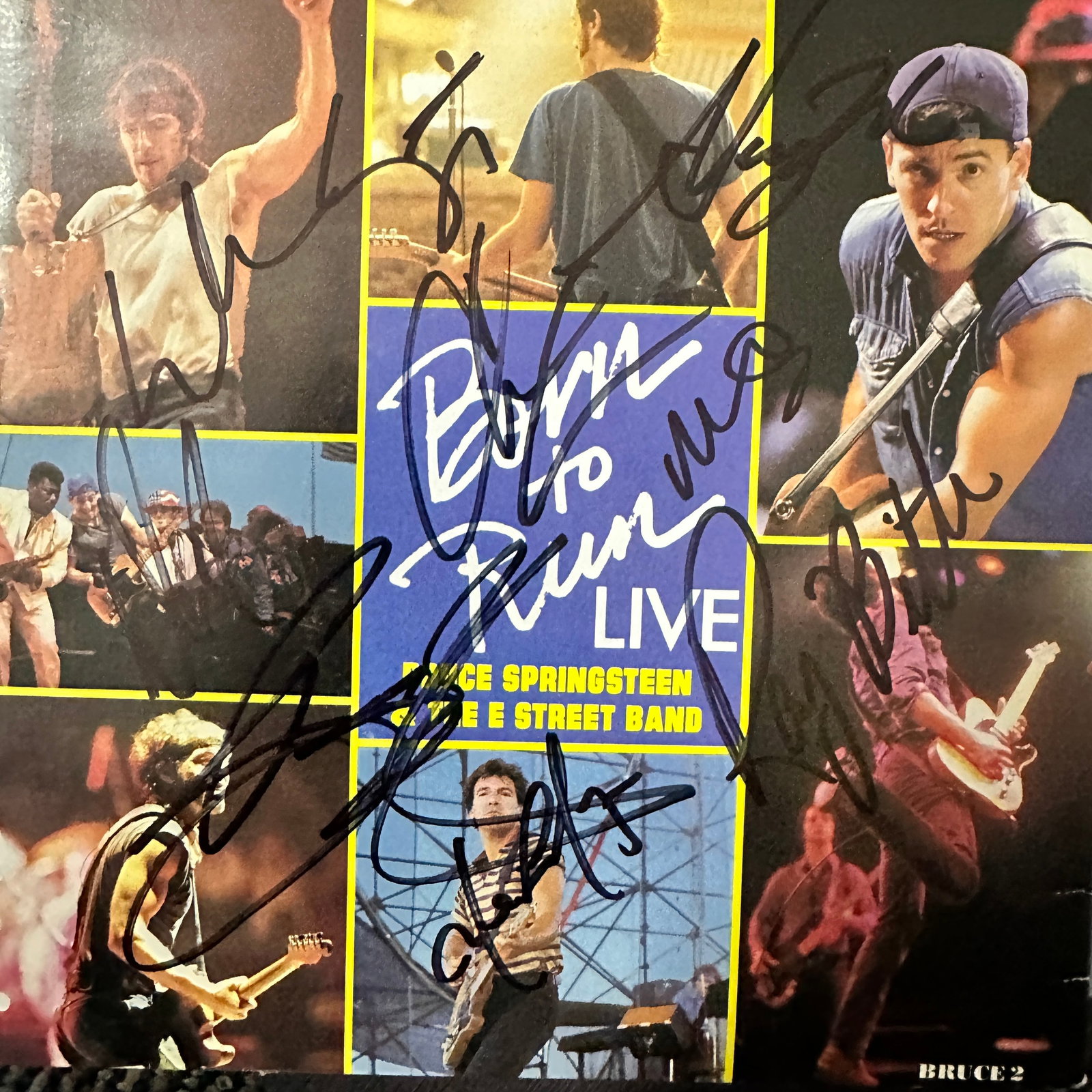 Bruce Springsteen Autographed 7" Single 45 All of the E STREET BAND (1 of 2)