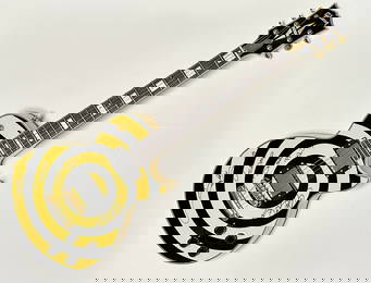 Zakk Wylde Autographed Guitar Ozzy