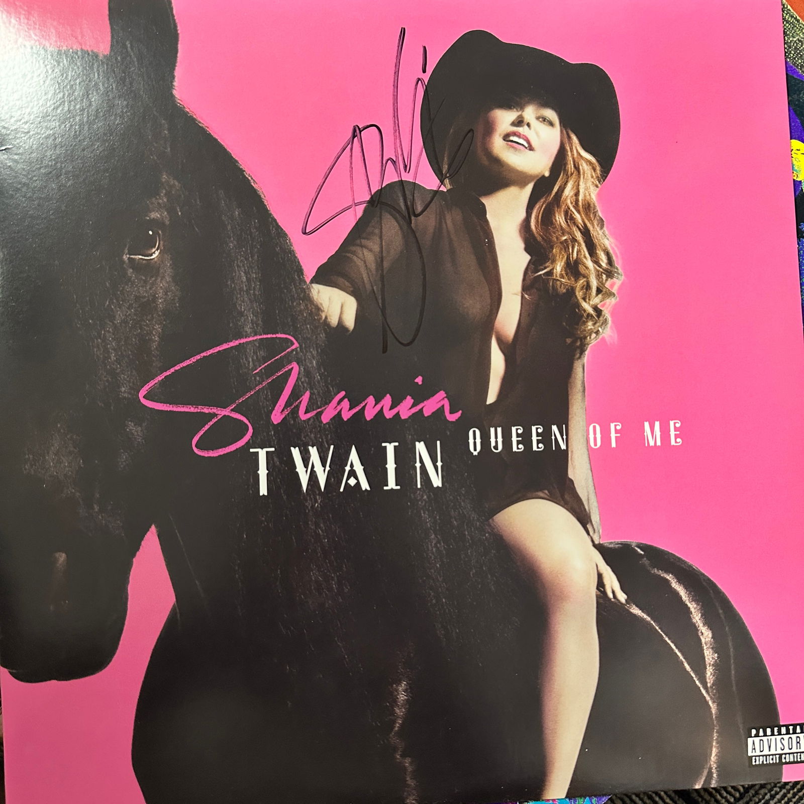Shania Twain Autographed ALBUM (1 of 2)