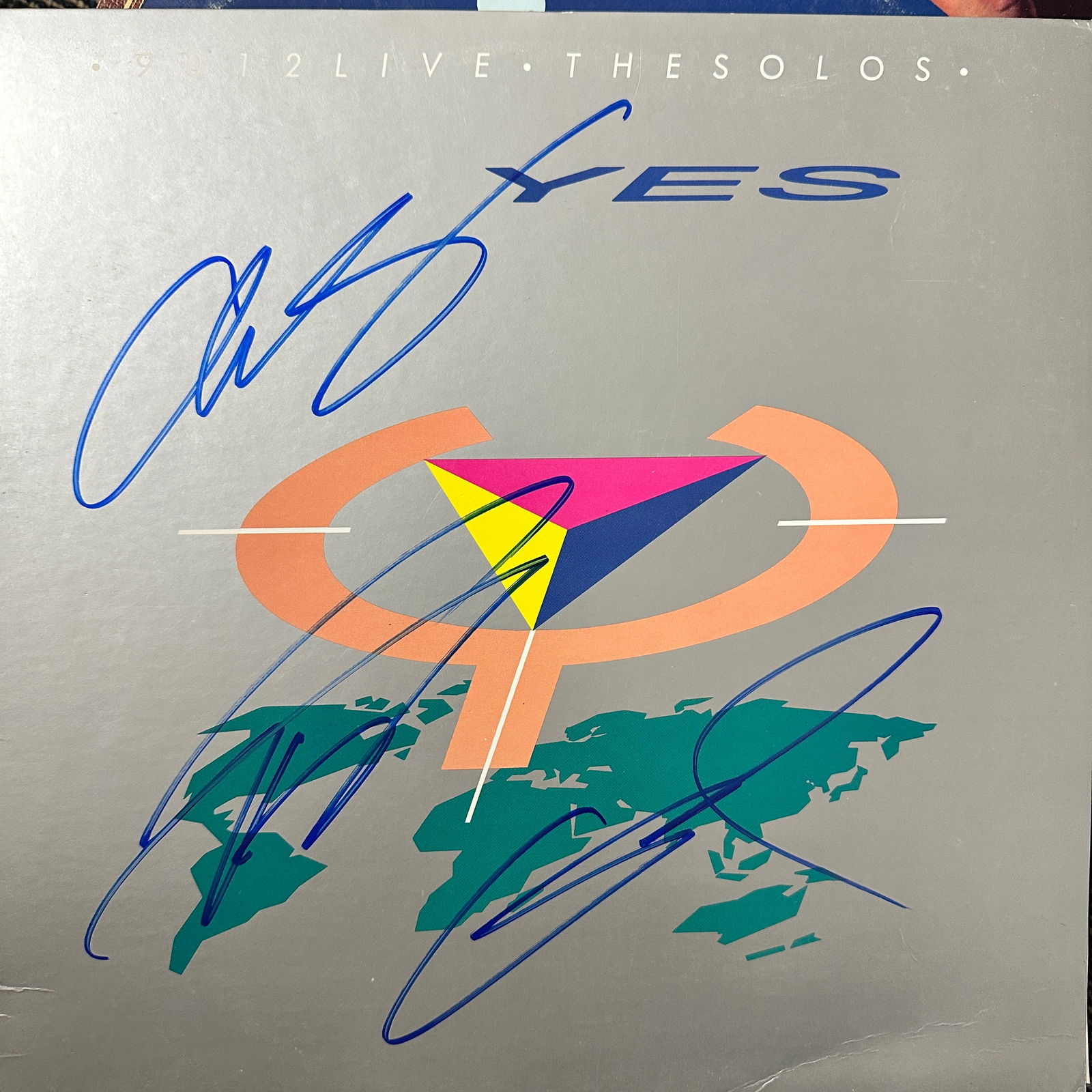 Yes Autographed Album Squire (1 of 2)