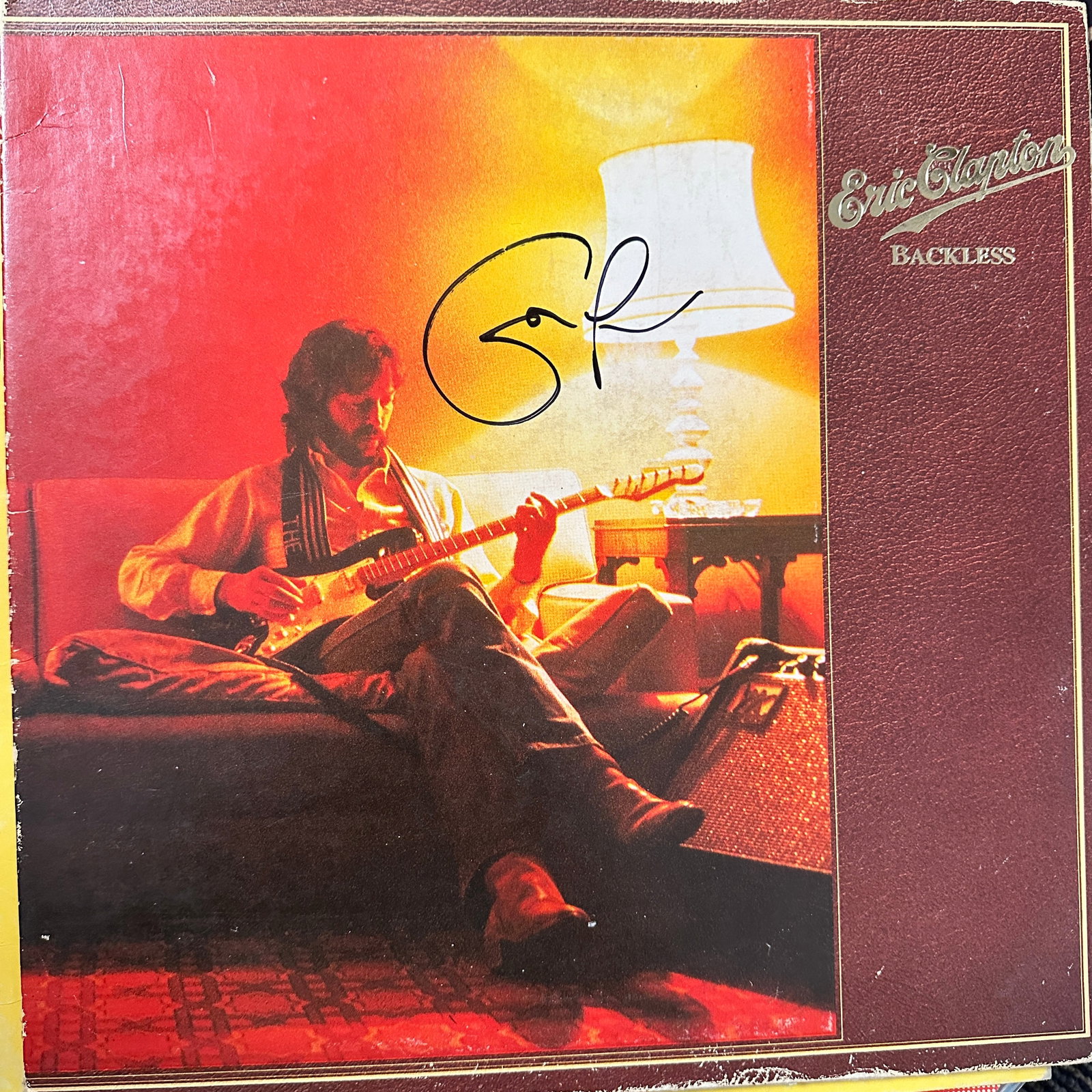 Eric Clapton Autographed ALBUM: Displays are not framed, and can be framed for a cost. Framed items will state they are framed in the name of the item. All signed items come with a COA. All items now come with a 3rd Party COA from P