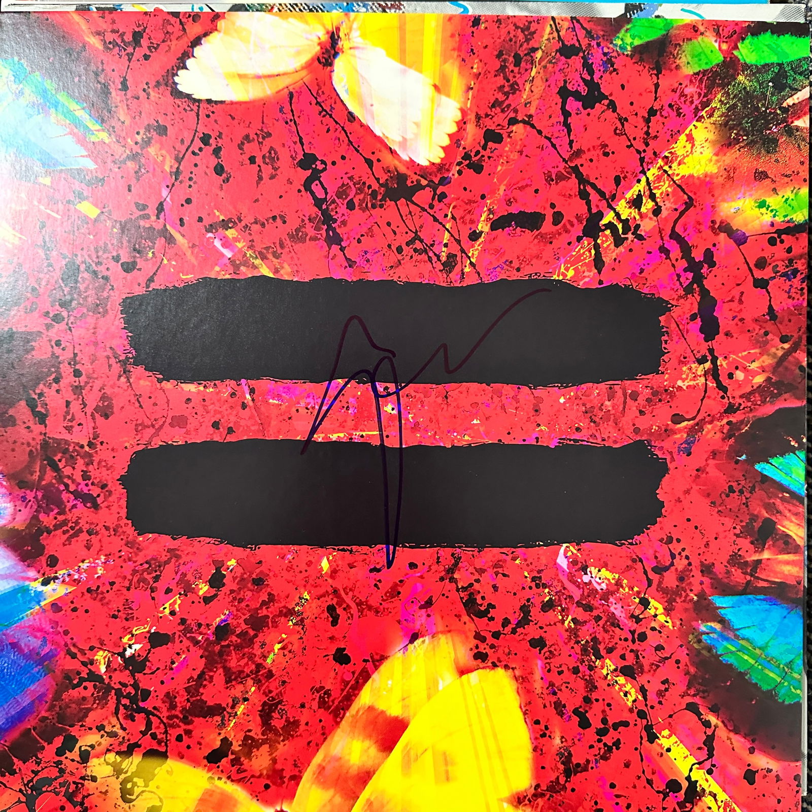 Ed Sheeran Autographed ALBUM (1 of 2)