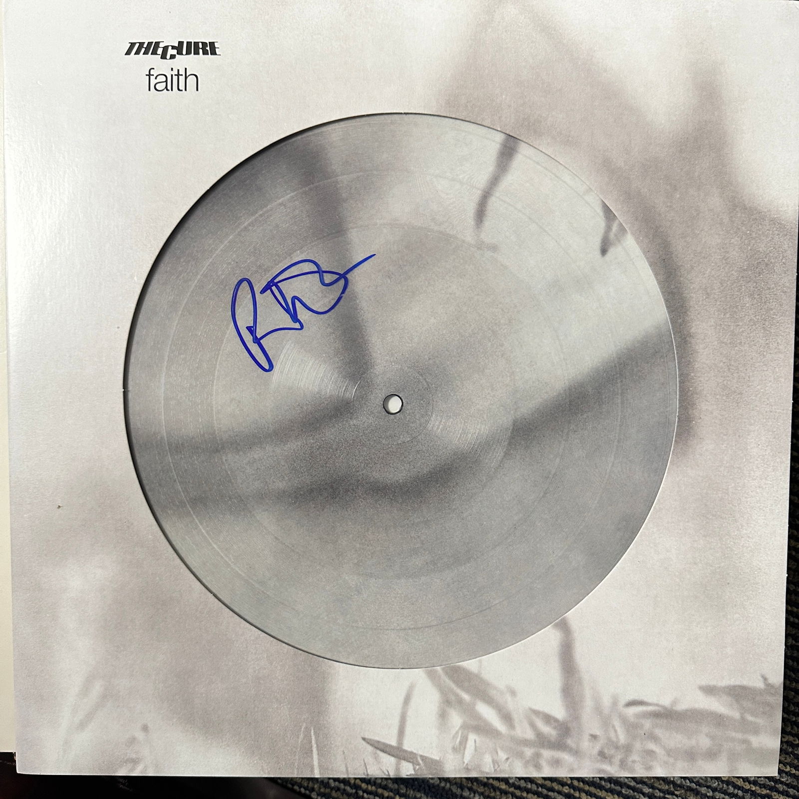 Robert Smith Autographed Cure Record (1 of 2)