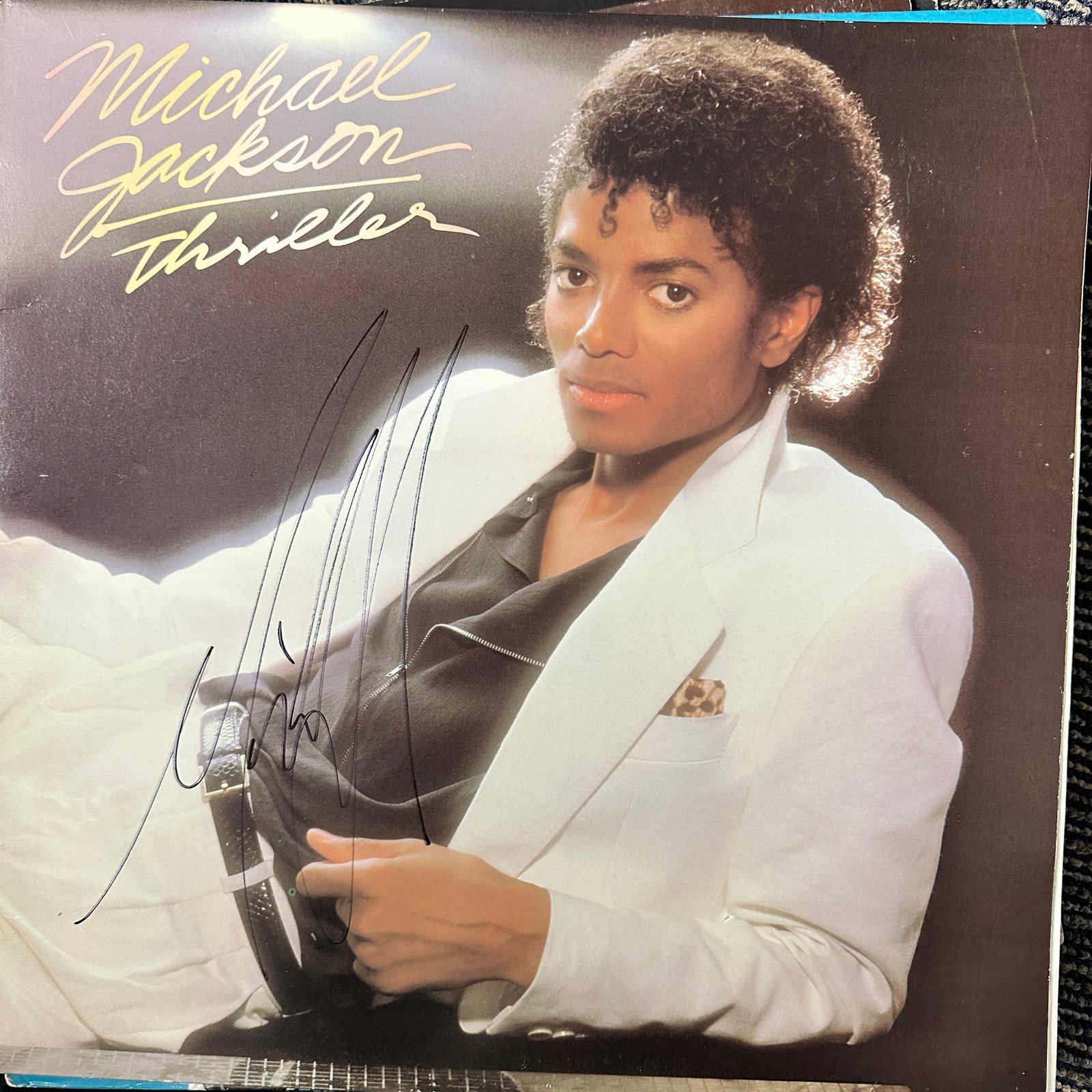 Michael Jackson Autographed ALBUM: Displays are not framed, and can be framed for a cost. Framed items will state they are framed in the name of the item. All signed items come with a COA. All items now come with a 3rd Party COA from P
