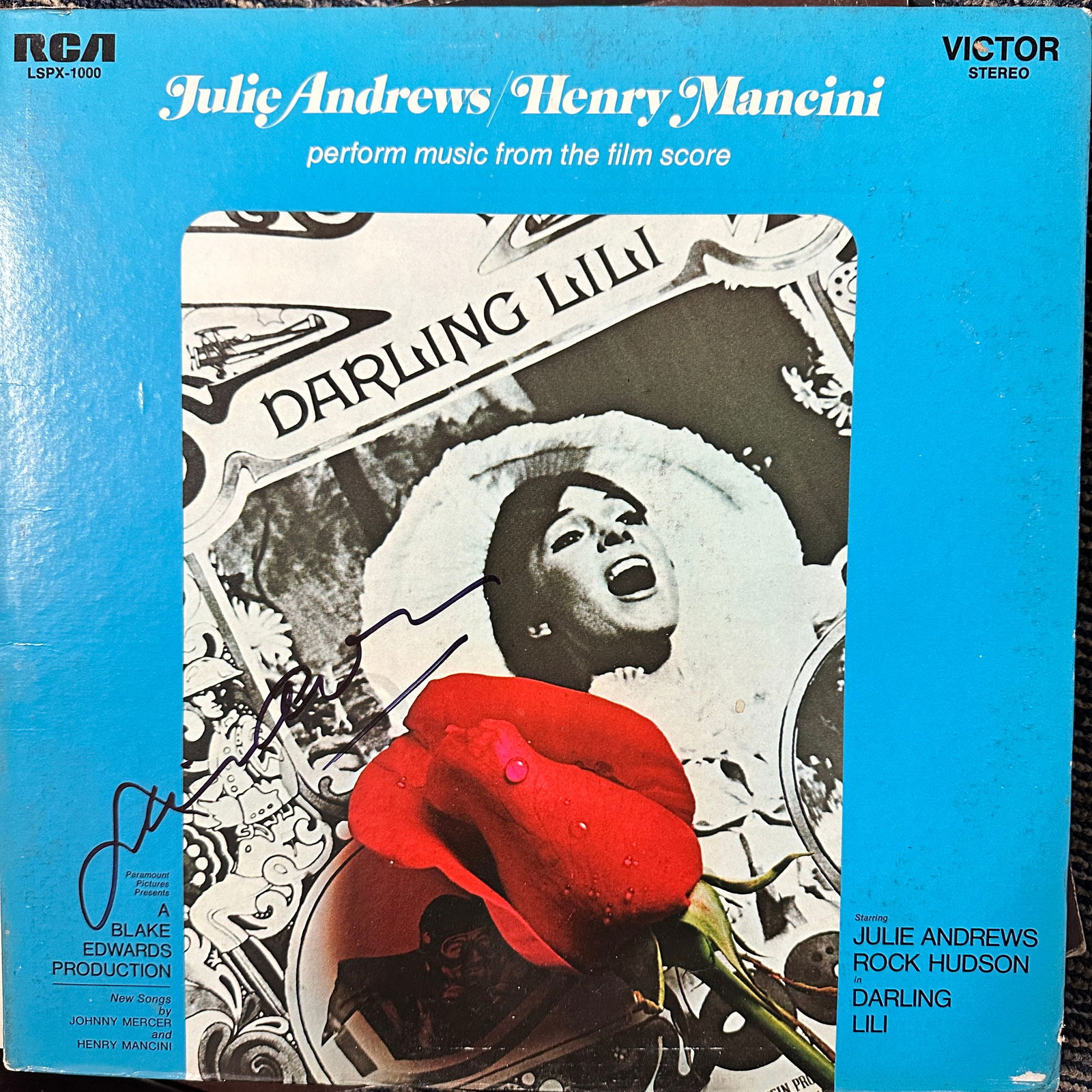 Julie Andrews Autographed Album (1 of 2)