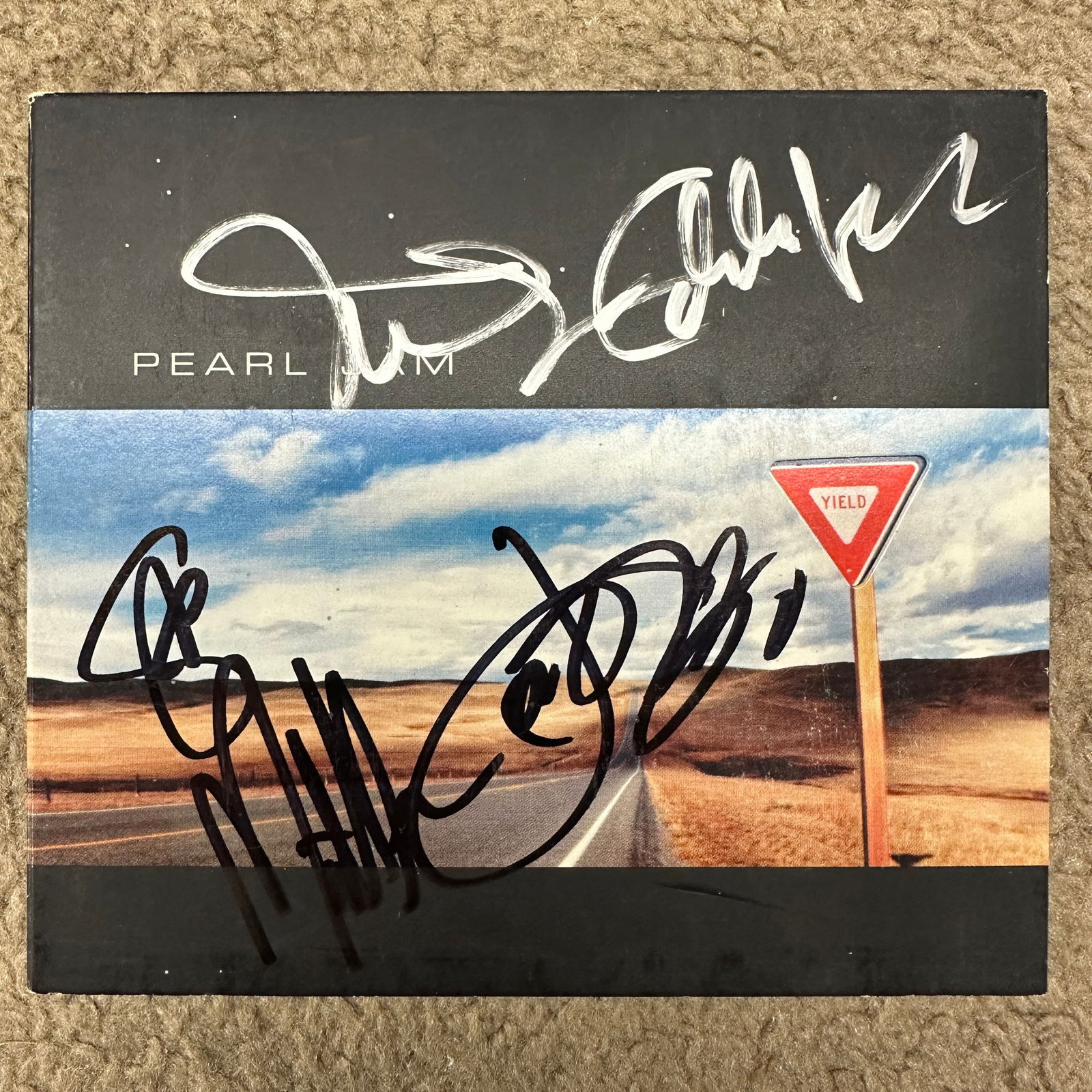 Pearl Jam Autographed CD Liner Notes (1 of 2)