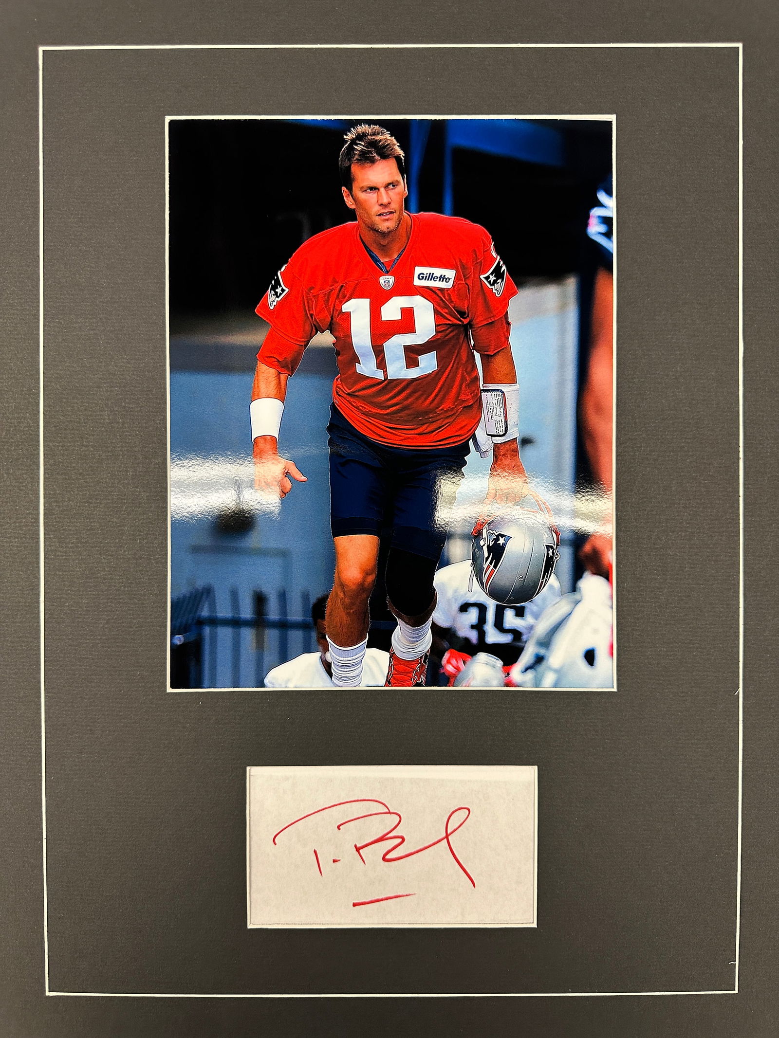 Tom Brady Autograph Display (1 of 2)