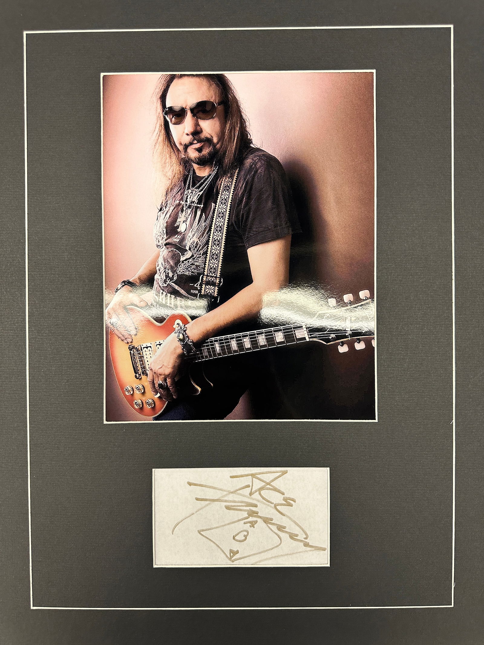 Ace Frehley Autograph Display (1 of 2)