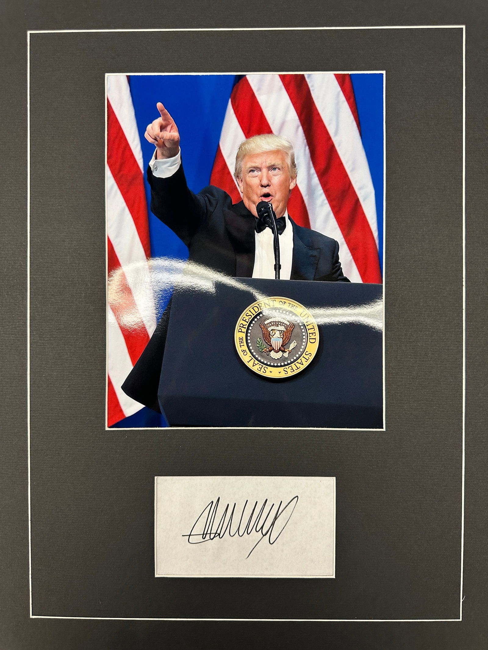 Donald Trump Autograph Display (1 of 2)