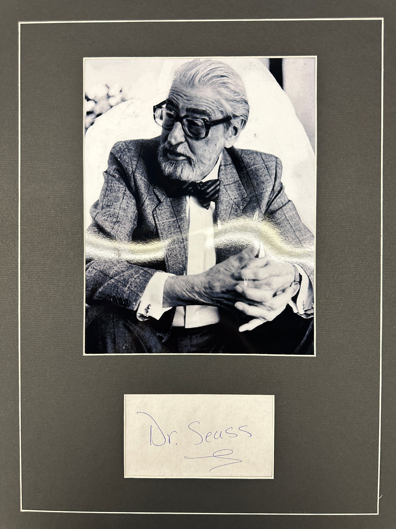 Dr Suess Autograph Display (1 of 2)