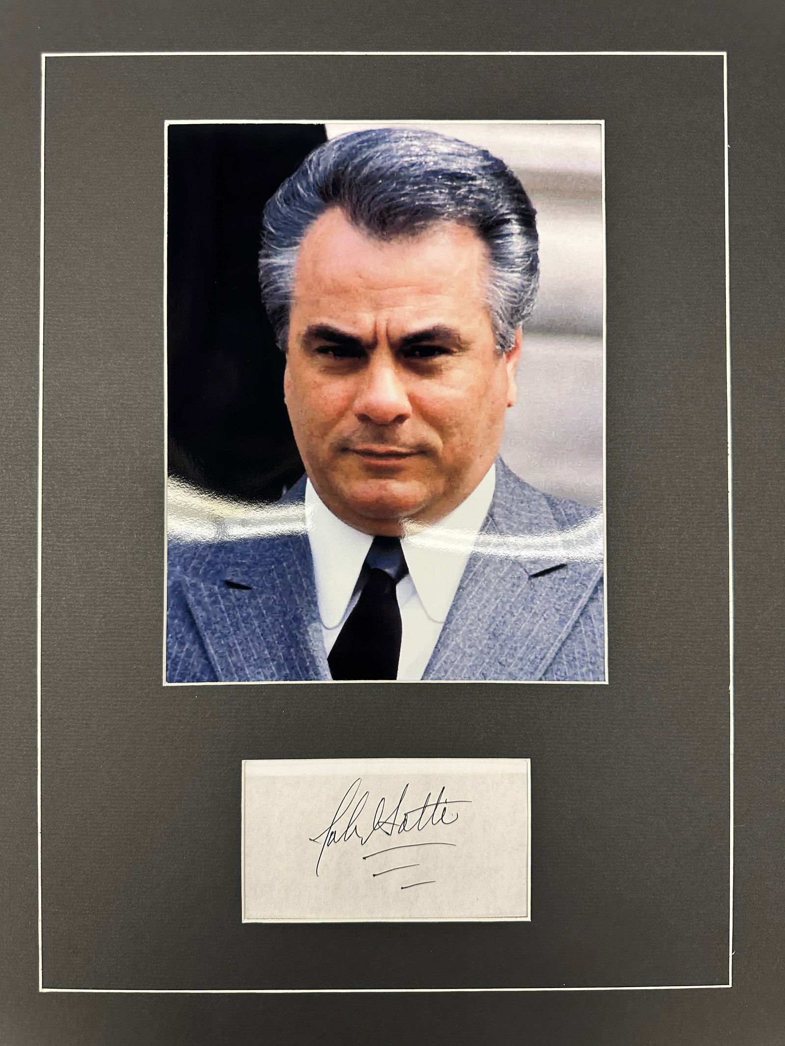 John Gotti Autograph Display (1 of 2)