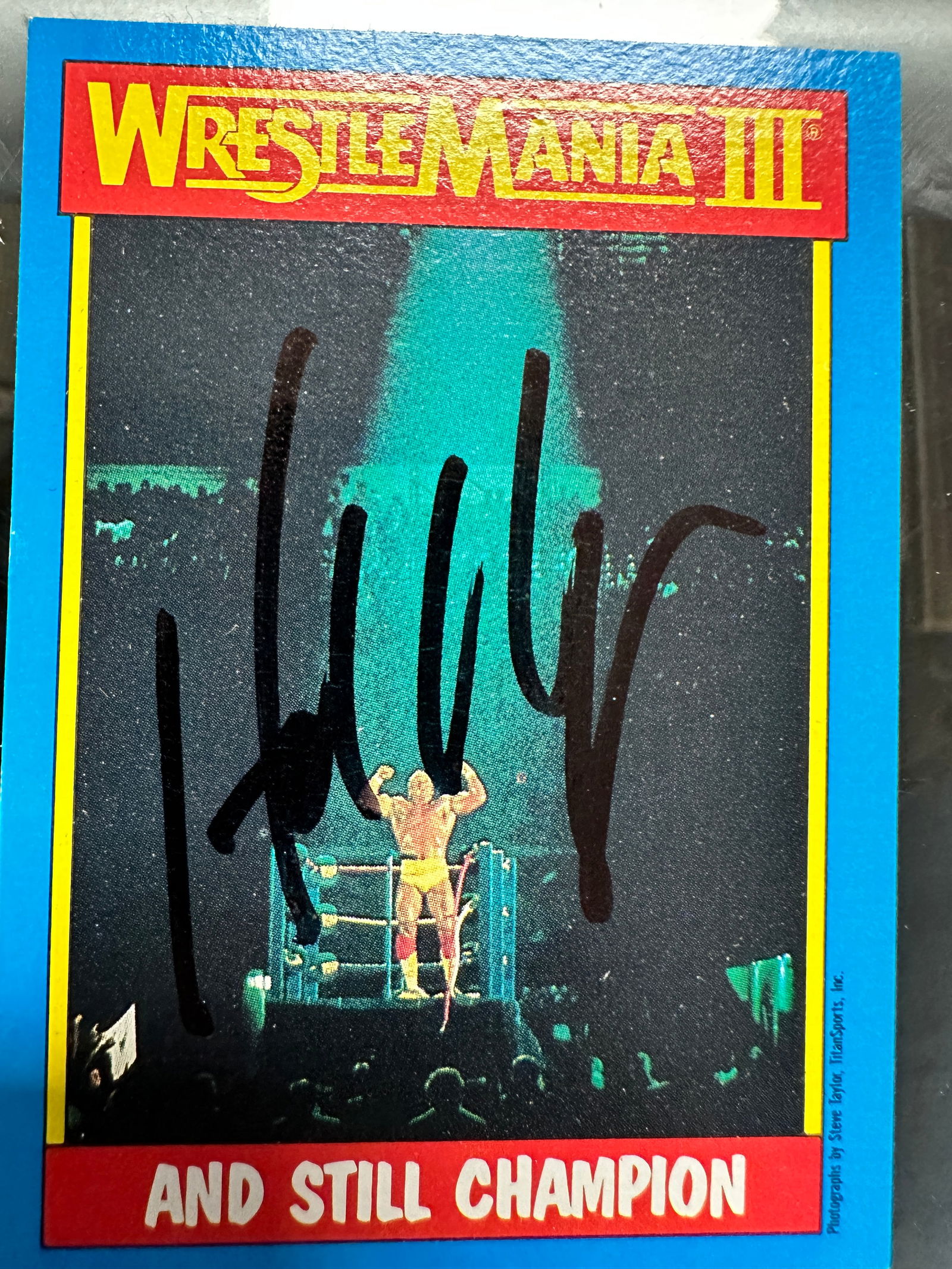 Hulk Hogan Autographed Card (1 of 1)