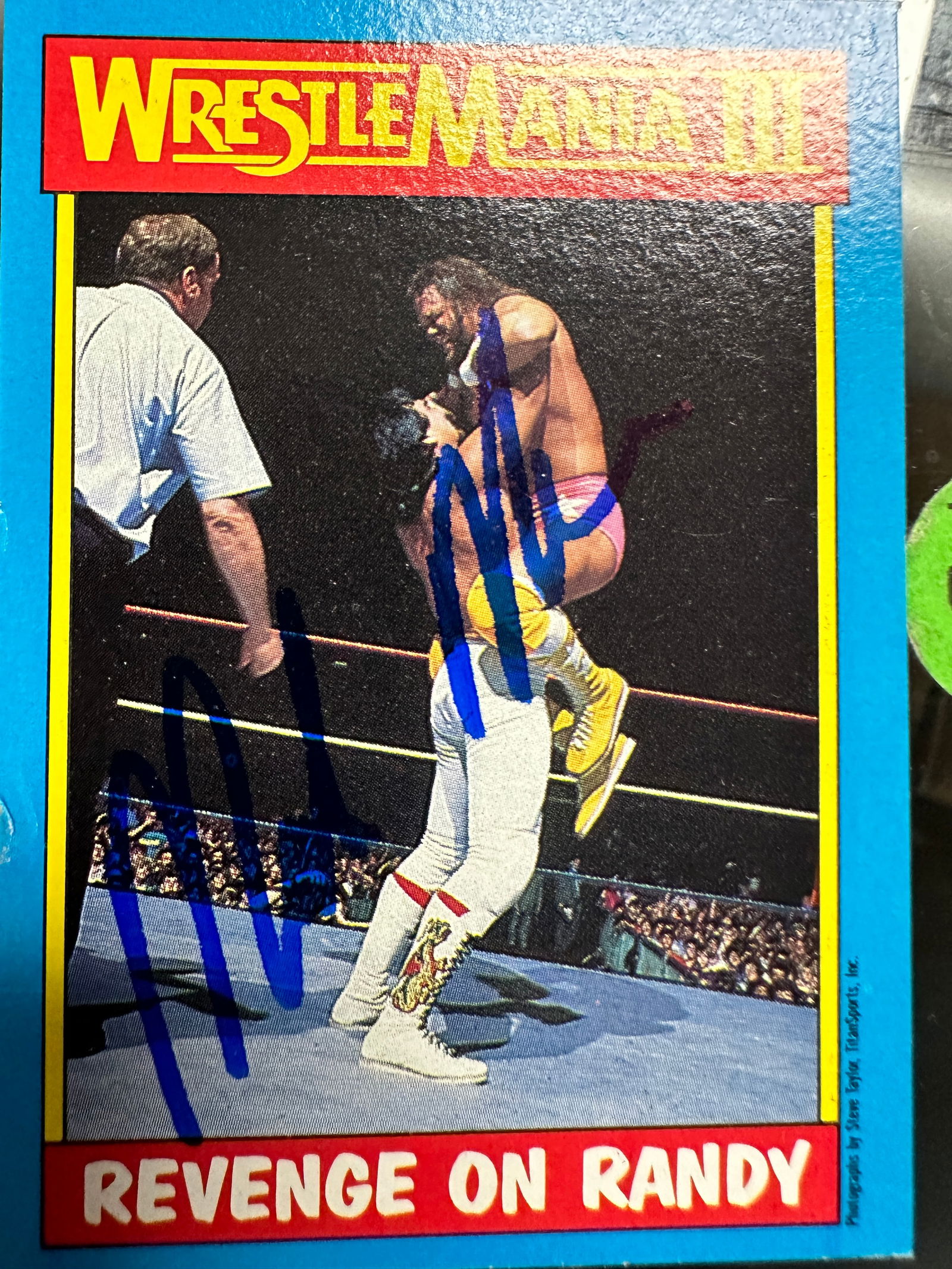 Macho Man AUTOGRAPHED Card (1 of 1)