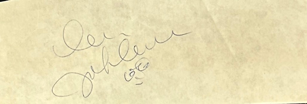 John Lennon Autographed Cut (1 of 1)