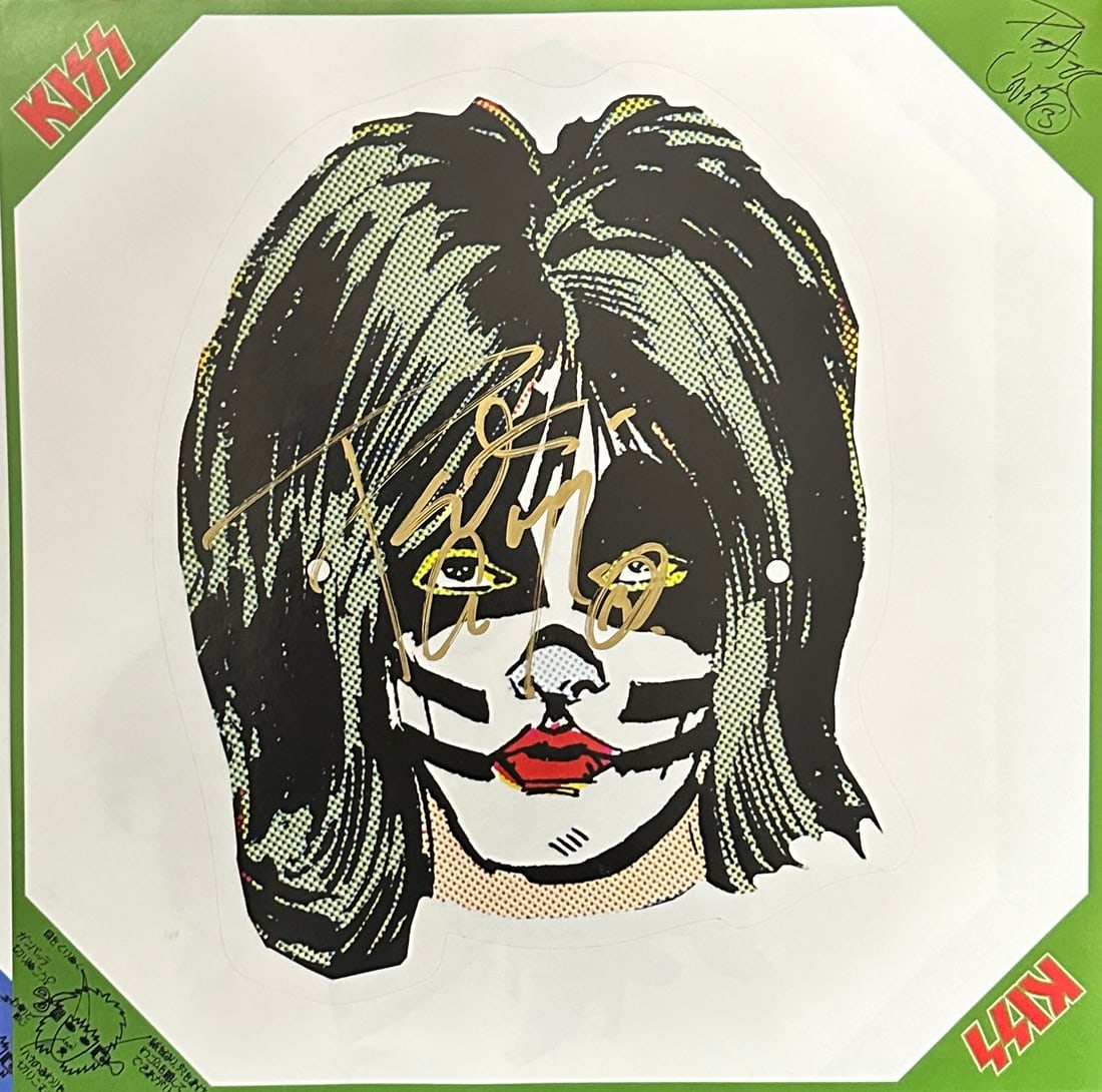 Peter Criss Autographed 12x12 Sticker (1 of 1)