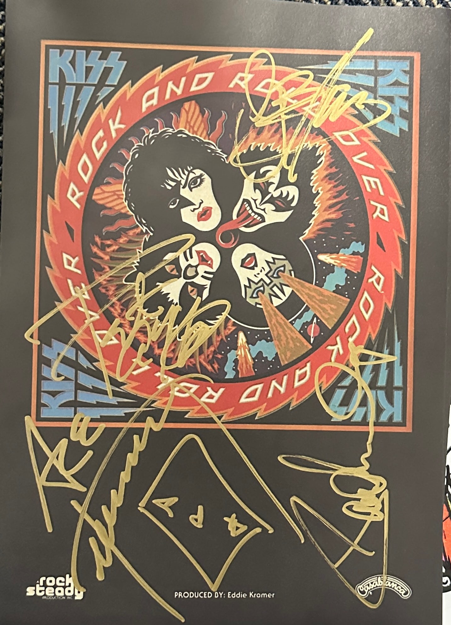 GENE ACE PAUL Autographed Ad Page (1 of 1)