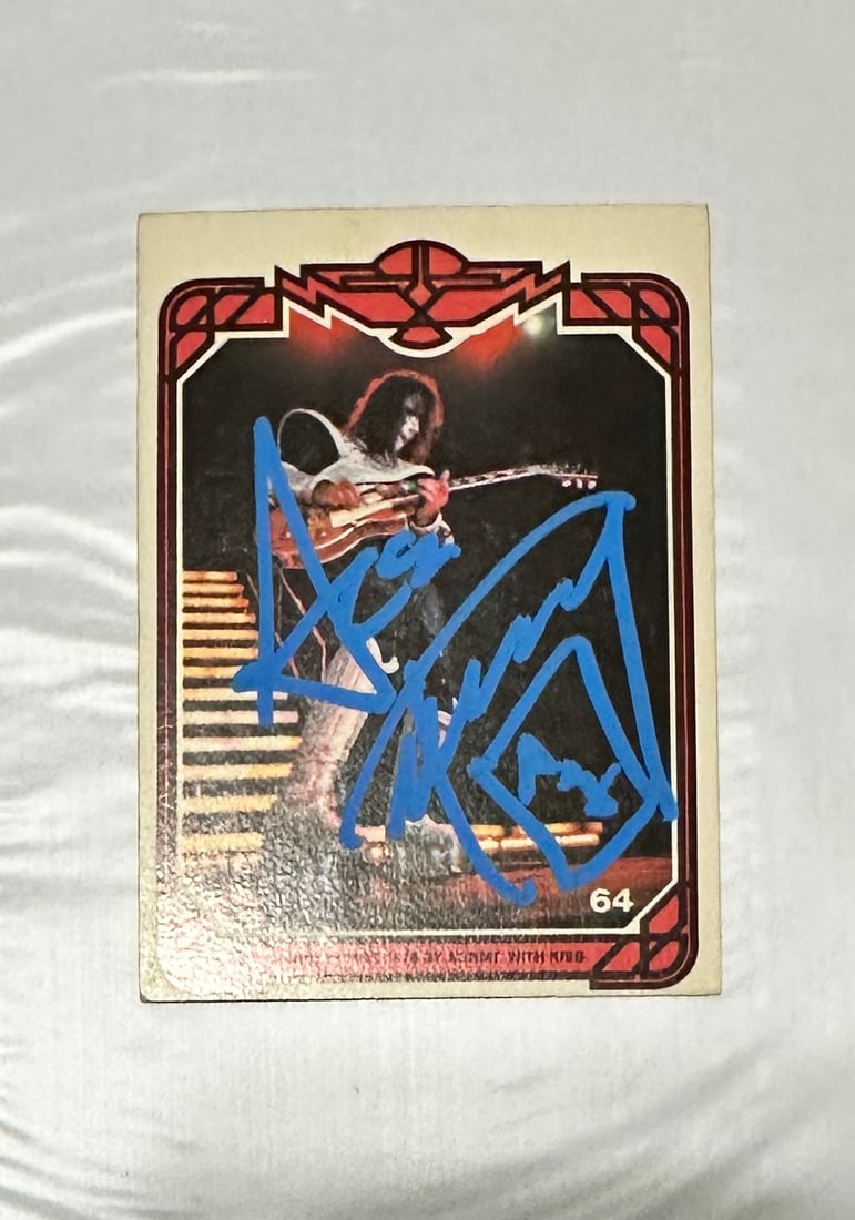 Ace Frehley Autographed Card (1 of 2)