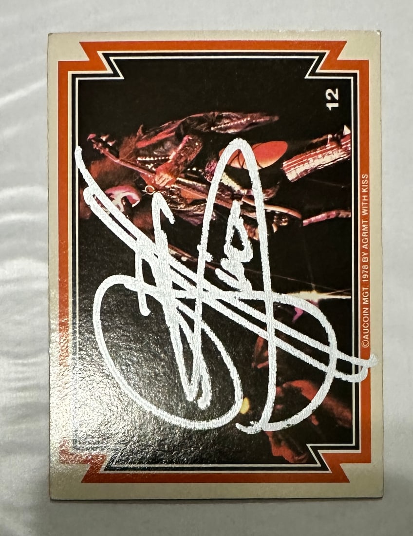 Gene Simmons Autographed Card (1 of 2)