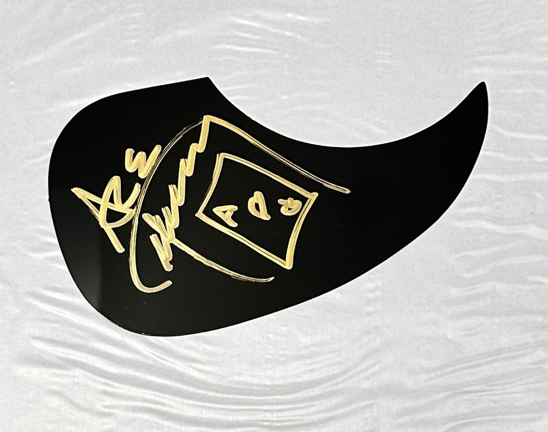 Ace Frehley Autographed Pickguard Acoustic (1 of 2)