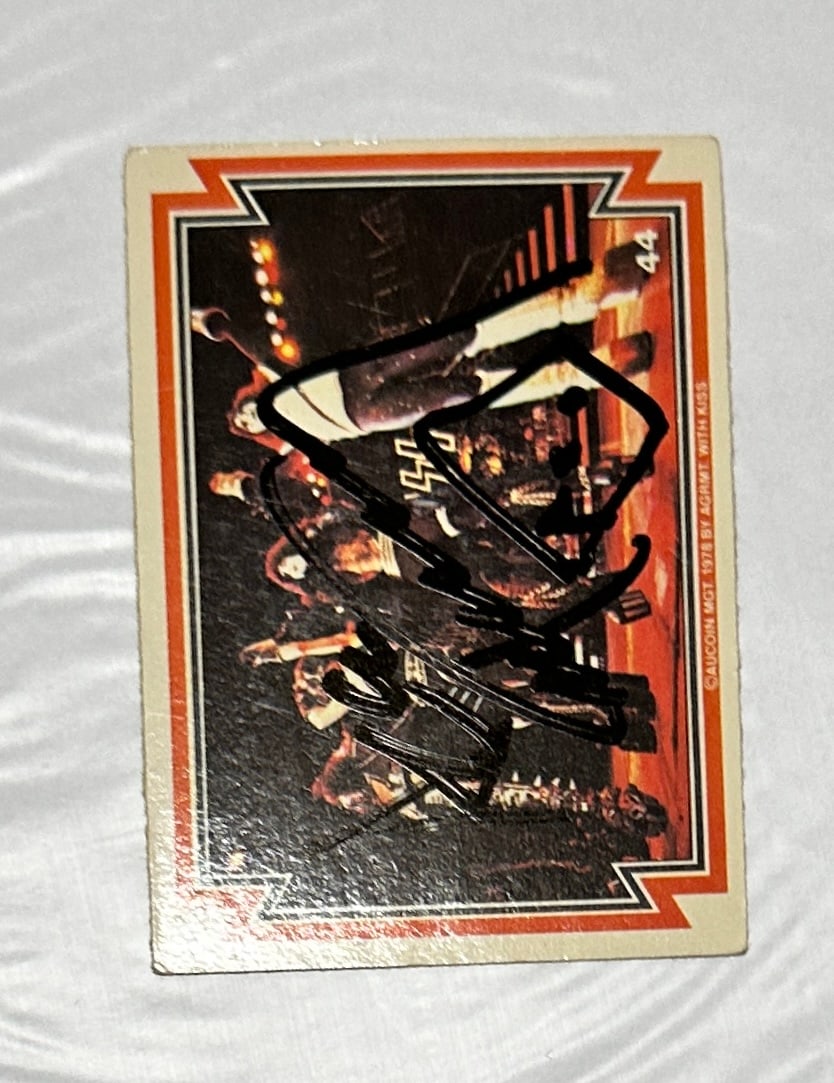 Ace Frehley Autographed CARD (1 of 2)