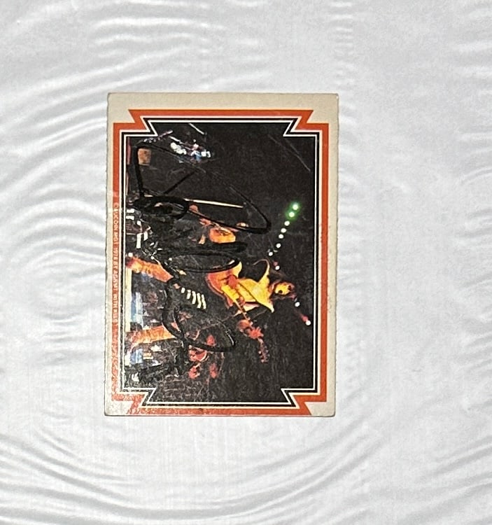 Paul Stanley Autographed Card (1 of 2)