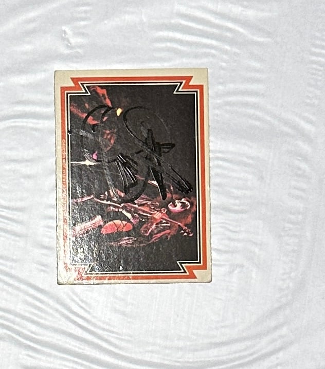 Gene Simmons Autographed Card (1 of 2)