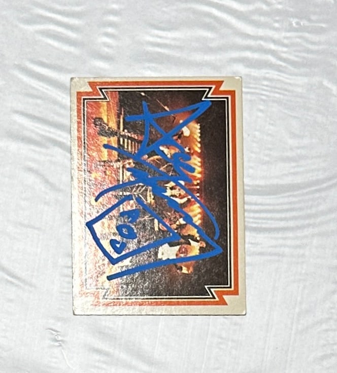 Ace Frehley Autographed Card (1 of 2)