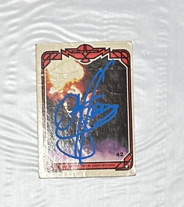 Gene Simmons Autographed Card (1 of 2)