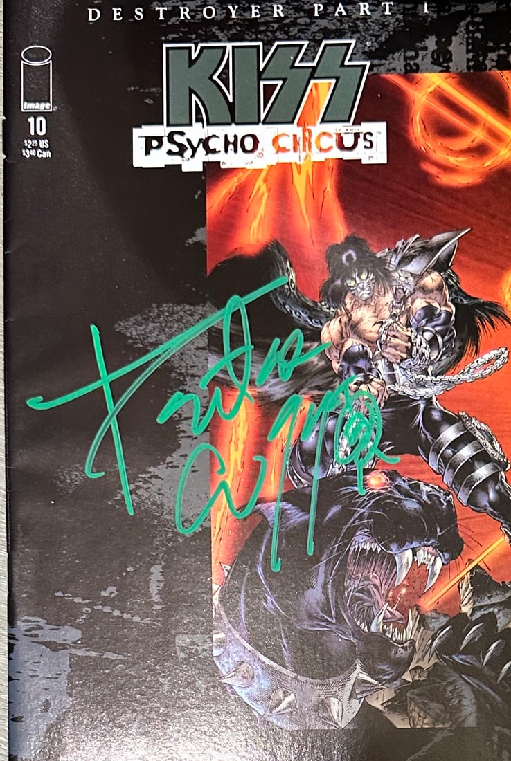 Peter Criss Autographed COMIC: Displays are not framed, and can be framed for a cost. Framed items will state they are framed in the name of the item. All signed items come with a COA. All items now come with a 3rd Party COA from P