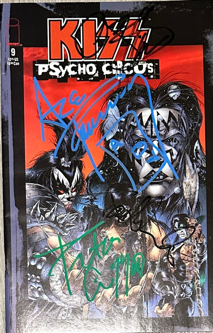 Kiss Autographed Comic Book All 4 (1 of 2)