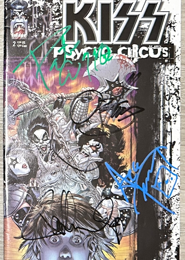 Kiss Autographed Comic Book All 4 (1 of 2)
