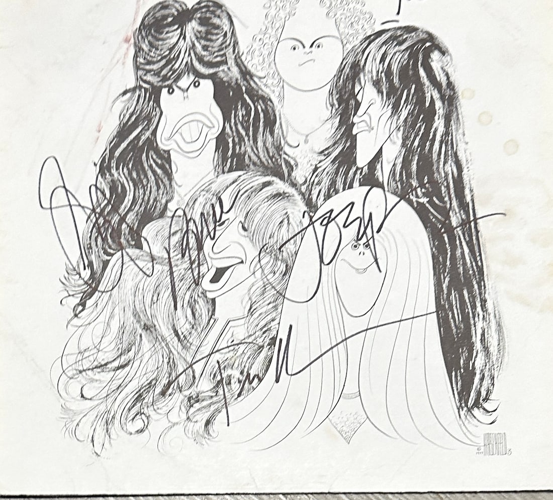 Aerosmith Autographed ALBUM All 5 (1 of 2)