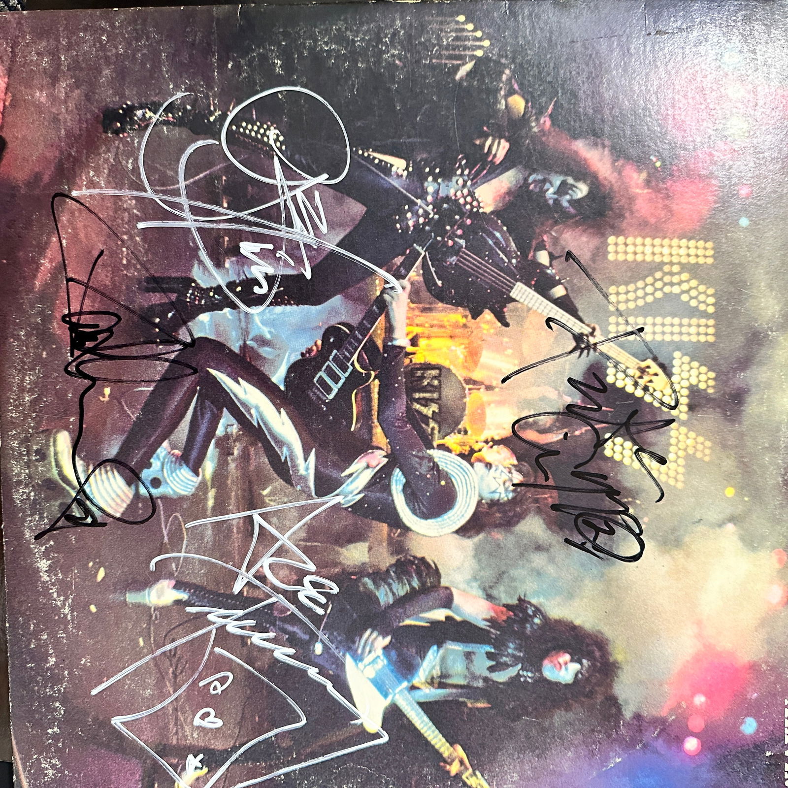 Kiss Autographed Alive Album All 4 (1 of 2)