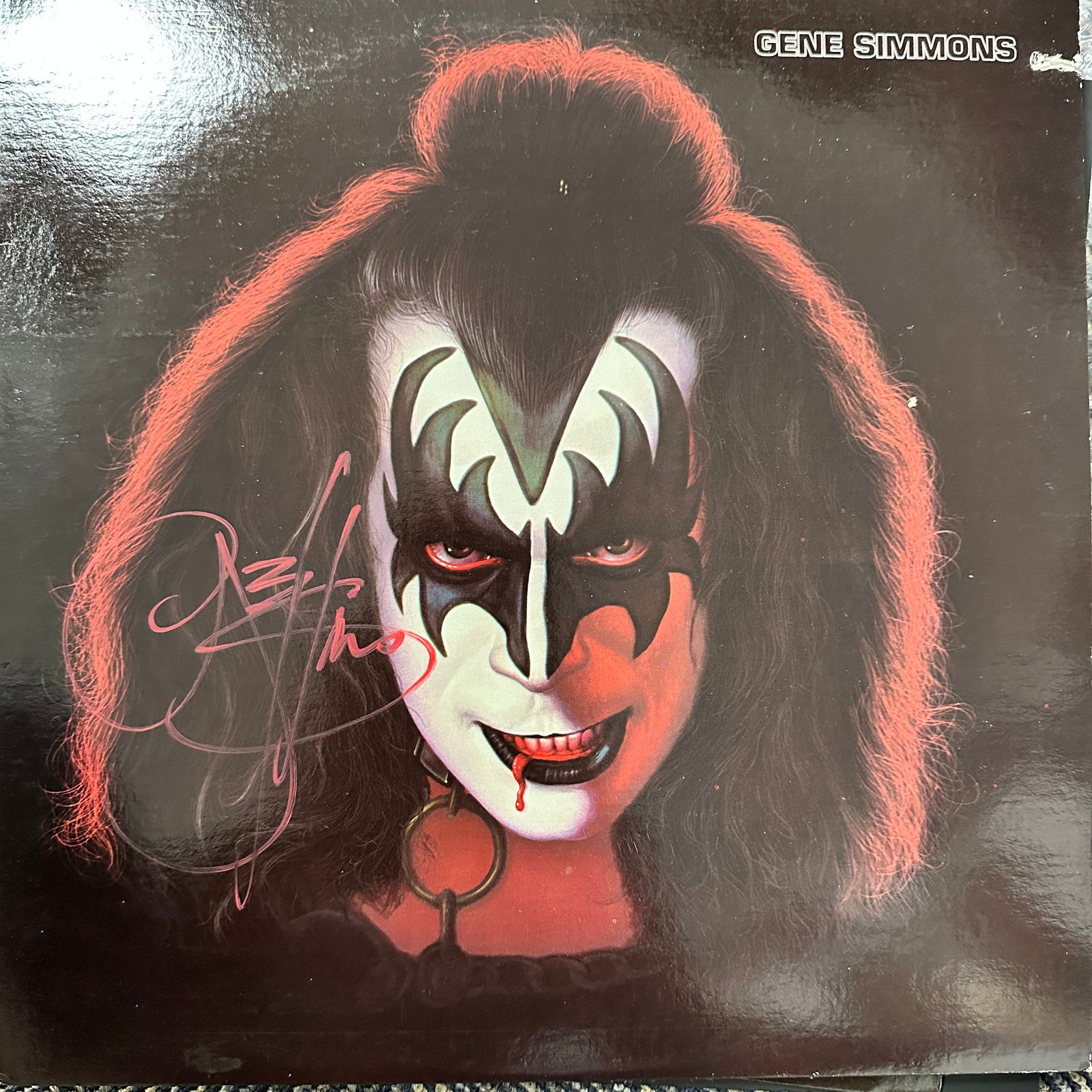 GENE Simmons Autographed ALBUM (1 of 2)