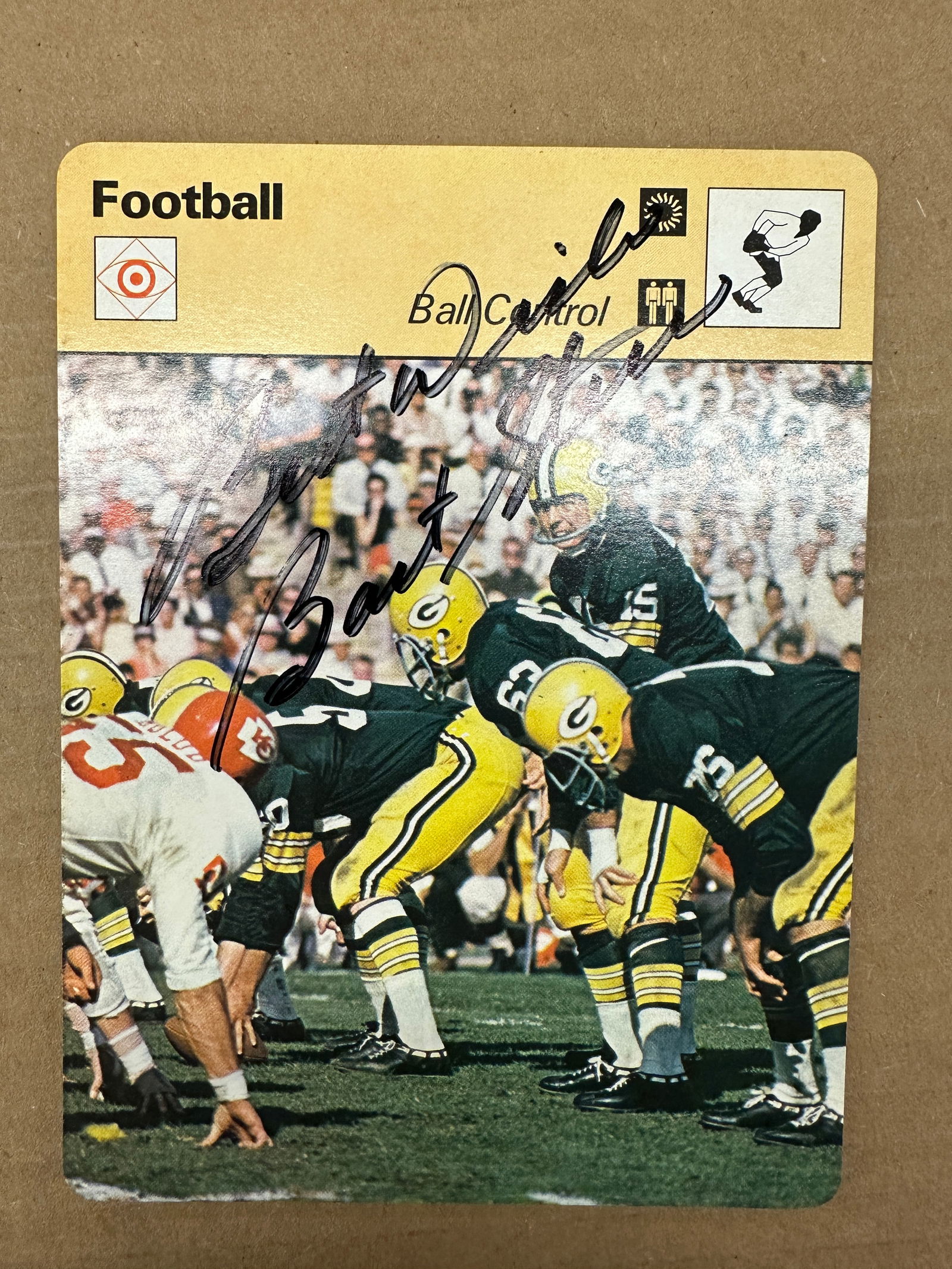 Bart Starr Autographed Card (1 of 1)