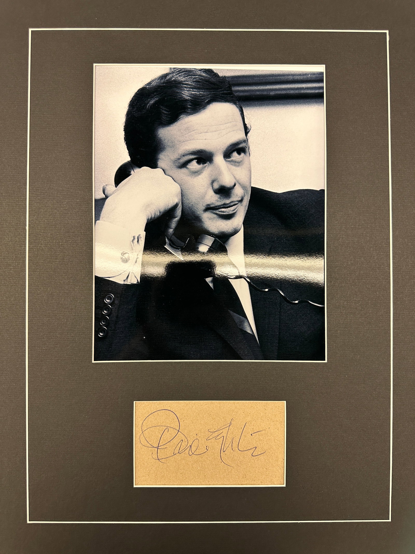 Brian Epstein Autograph Display: Displays are not framed, and can be framed for a cost. Framed items will state they are framed in the name of the item. All signed items come with a COA. All items now come with a 3rd Party COA from P