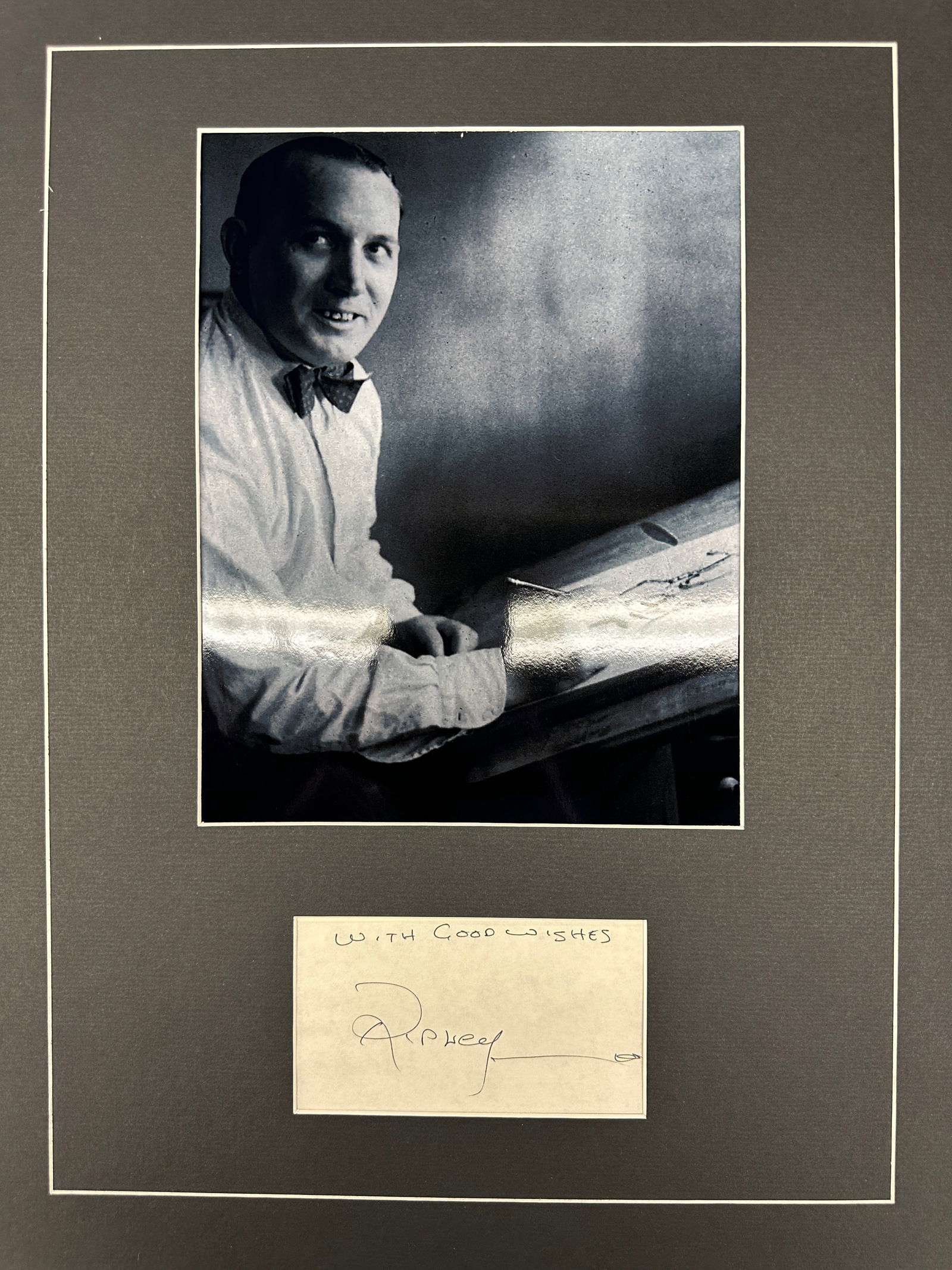 Robert Ripley Autograph Display (1 of 1)