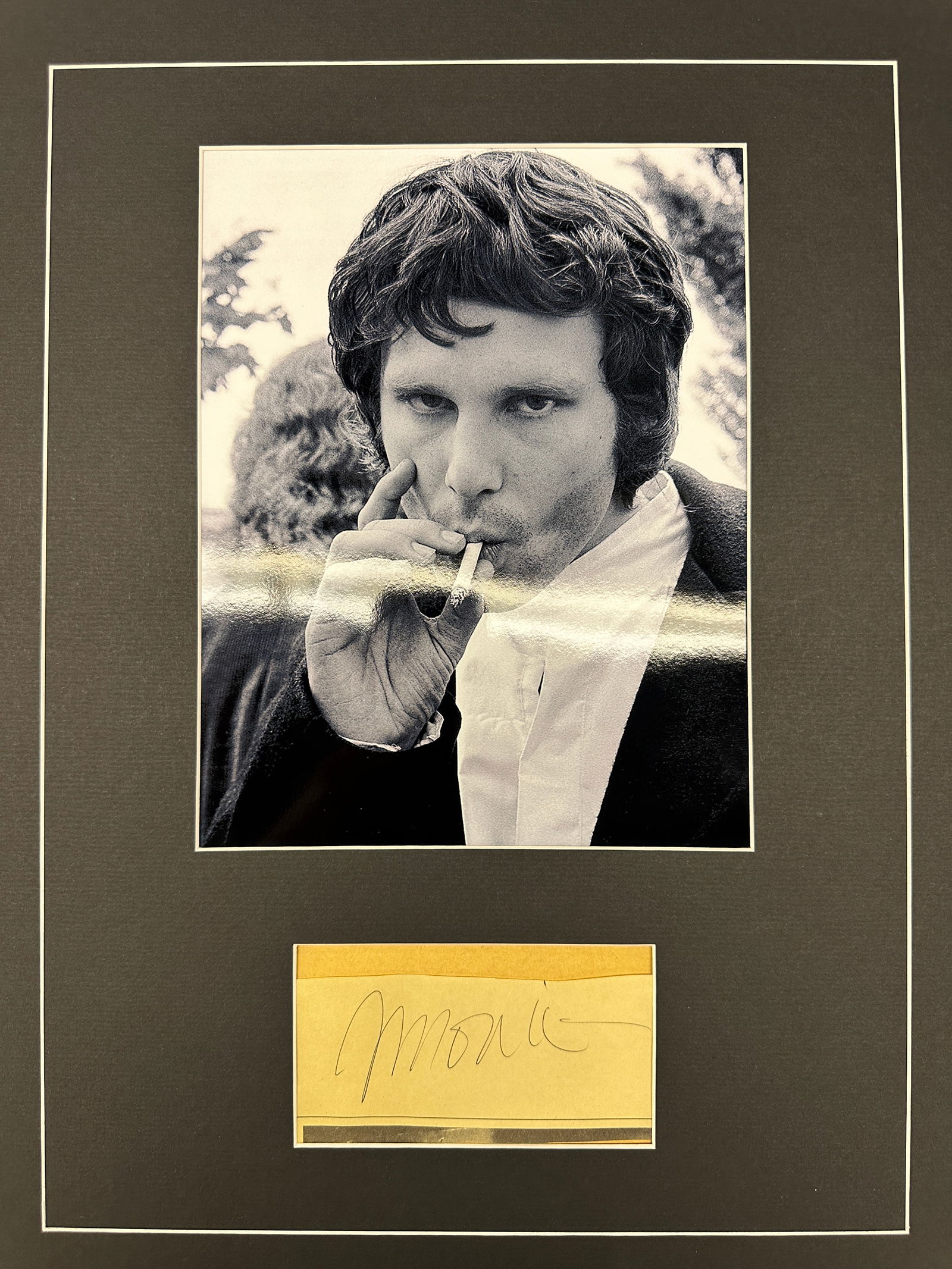 Jim Morrison Autograph Display (1 of 1)