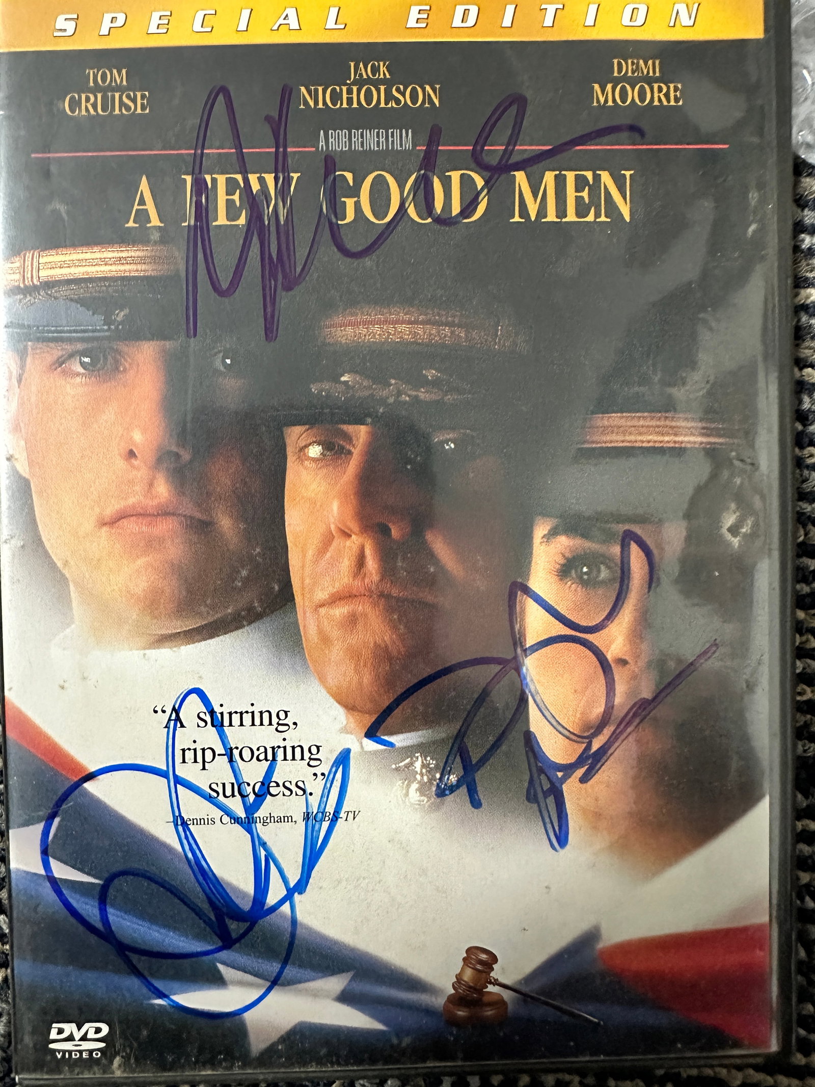 Few Good Men Autographed DVD CRUISE MOORE NICHOLSON (1 of 1)