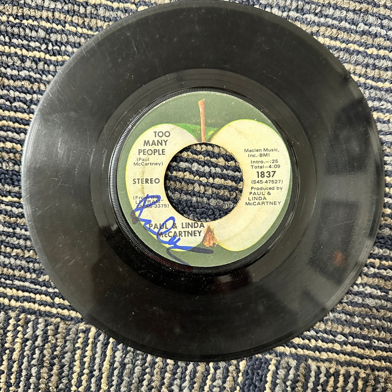 Paul McCartney Autographed CD (1 of 1)