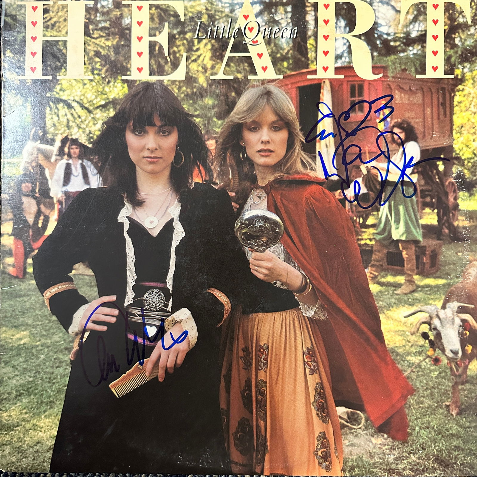 Heart Autographed ALBUM Ann and Nancy (1 of 1)