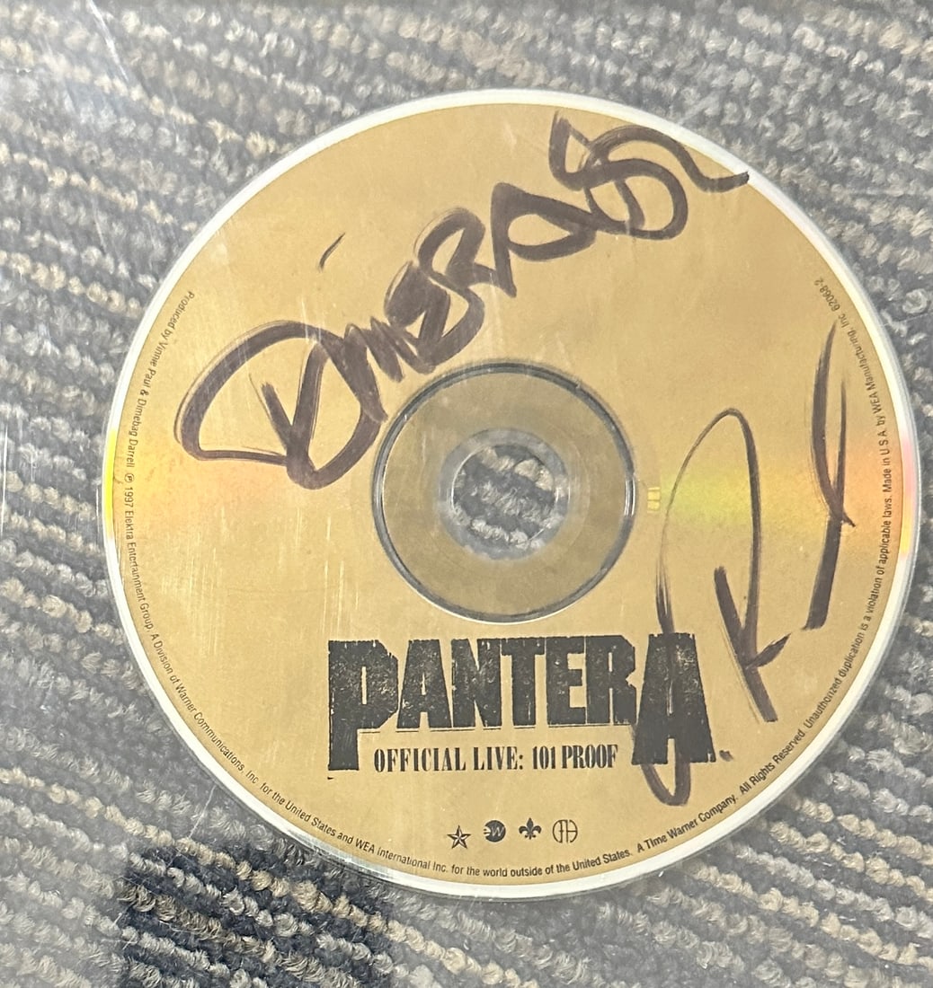 Pantera Autographed CD DIMEBAG VINNIE PAUL (1 of 1)