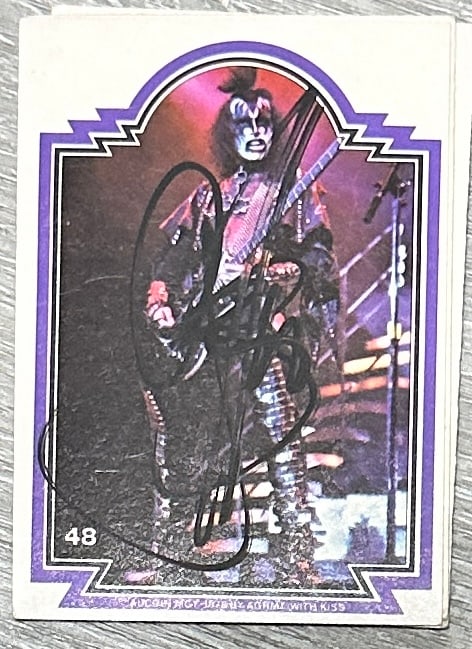 Gene Simmons Autographed Card (1 of 1)